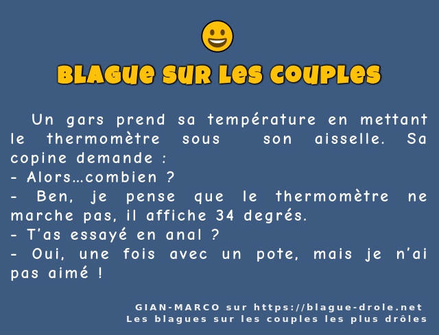   Un gars prend sa température en mettant le...