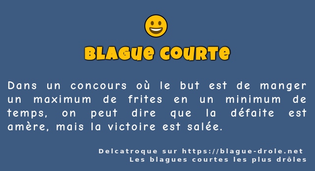 Dans un concours où le but est de manger un...