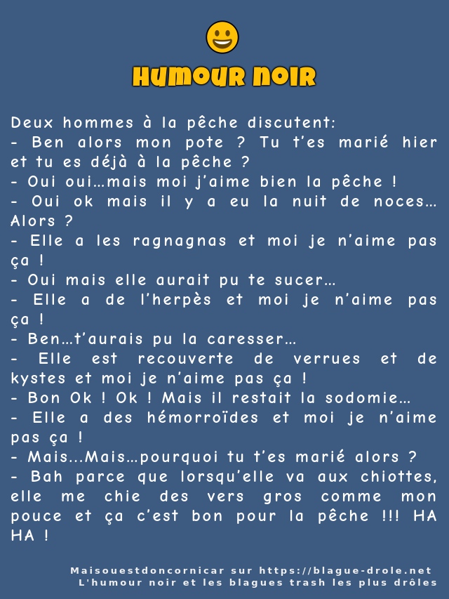 Deux hommes à la pêche discutent: