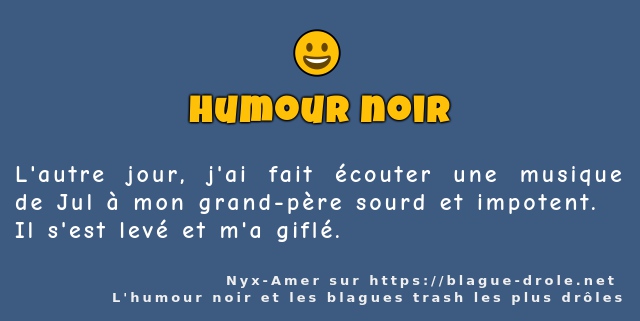 L'autre jour, j'ai fait écouter une musique...