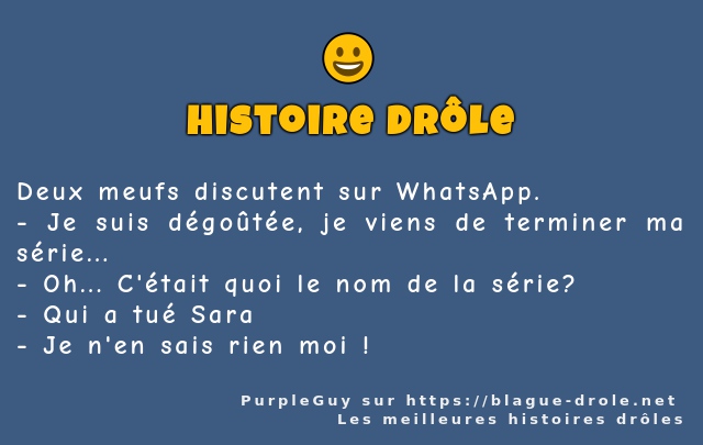 Deux meufs discutent sur WhatsApp. 
