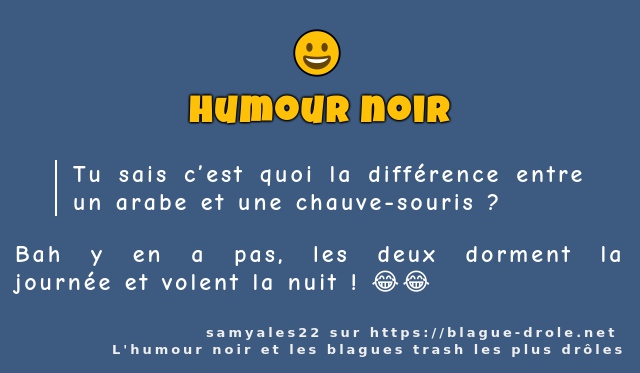 Tu sais c’est quoi la différence entre un...