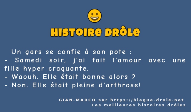   Un gars se confie à son pote :