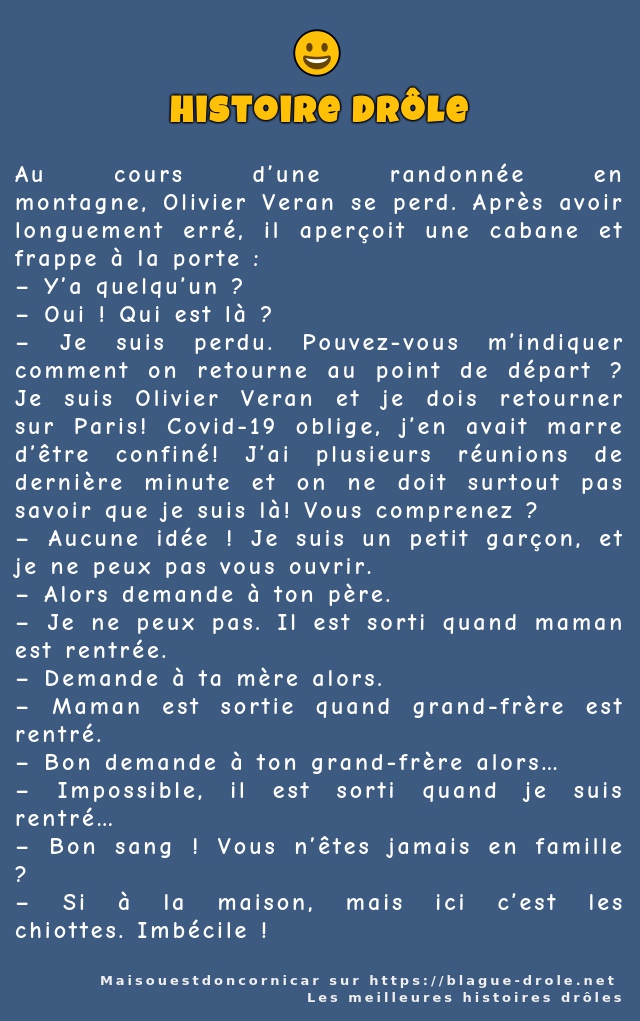 Au cours d’une randonnée en...