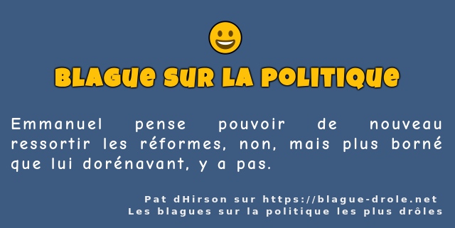 Emmanuel pense pouvoir de nouveau ressortir...