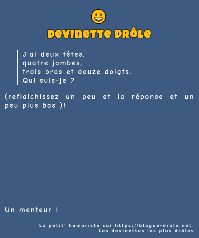 J'ai deux têtes,