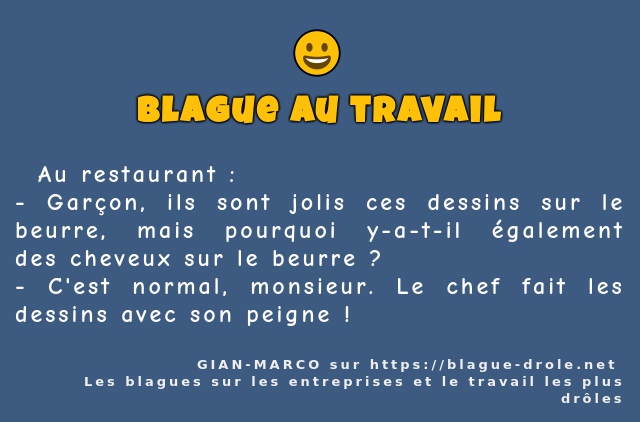   Au restaurant :