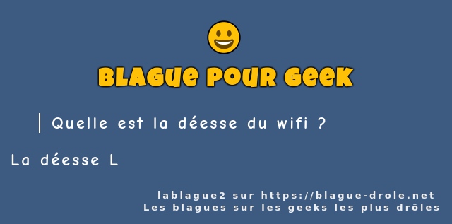 Quelle est la déesse du wifi ?