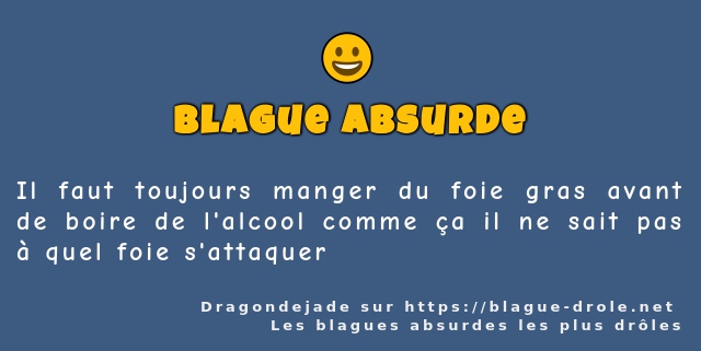 Il faut toujours manger du foie gras avant...