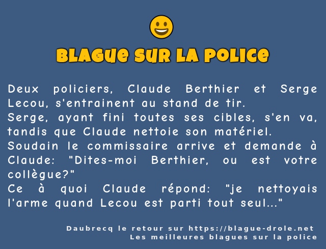 Deux policiers, Claude Berthier et Serge...