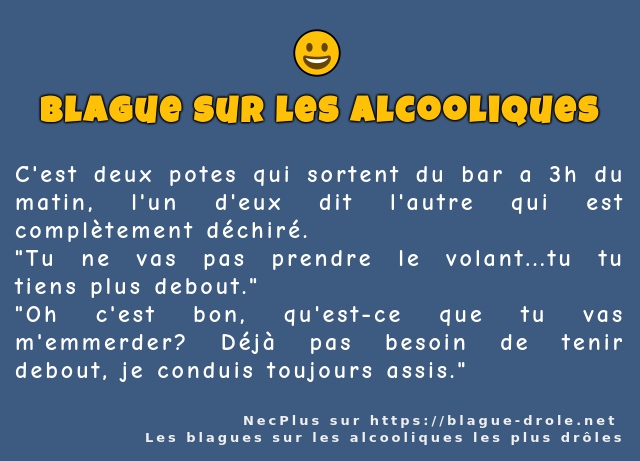 C'est deux potes qui sortent du bar a 3h du...