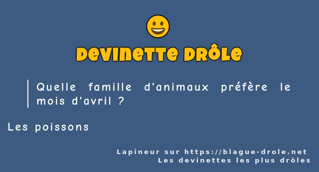 Quelle famille d'animaux préfère le mois...