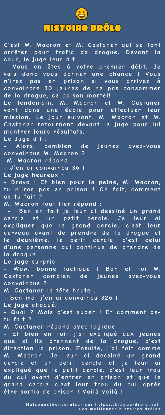 C’est M. Macron et M. Castaner qui se font...