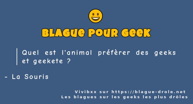 Quel est l'animal préfèrer des geeks et...