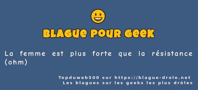 La femme est plus forte que la résistance...