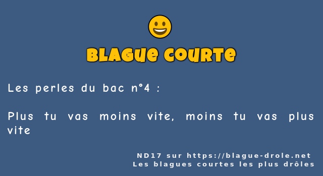 Les perles du bac n°4 :