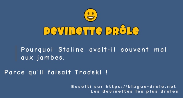 Pourquoi Staline avait-il souvent mal aux...