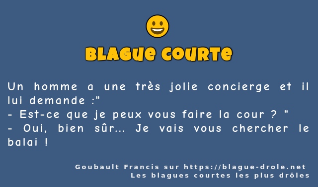 Un homme a une très jolie concierge et il...