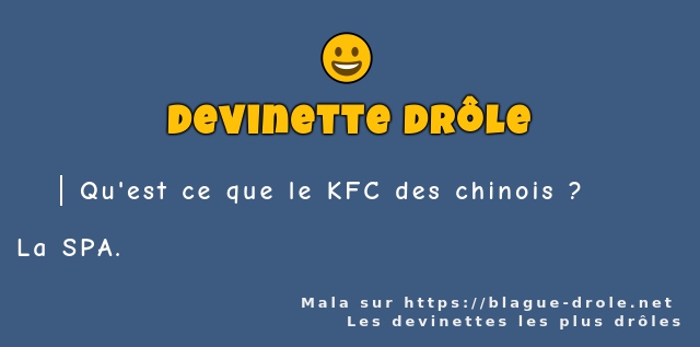 Qu'est ce que le KFC des chinois ?