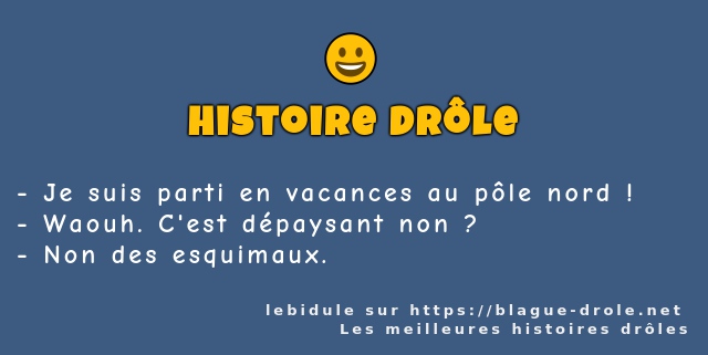 Je suis parti en vacances au pôle nord !