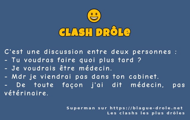 C'est une discussion entre deux personnes :