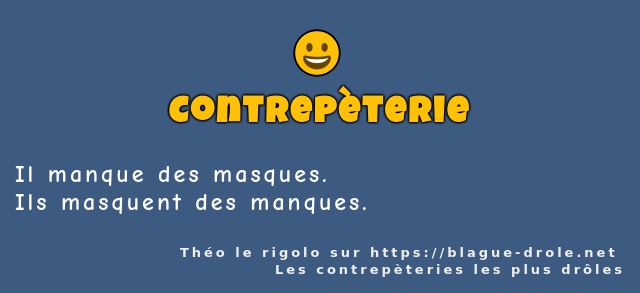 Il manque des masques.