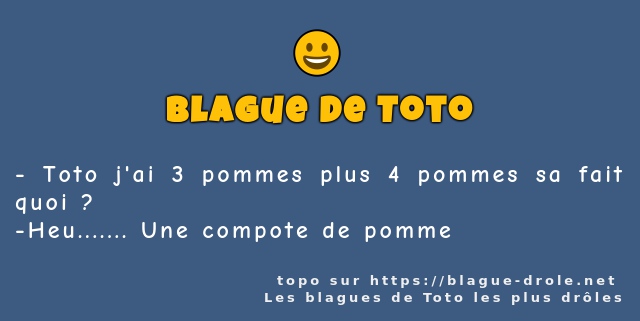 Toto j'ai 3 pommes plus 4 pommes sa fait...