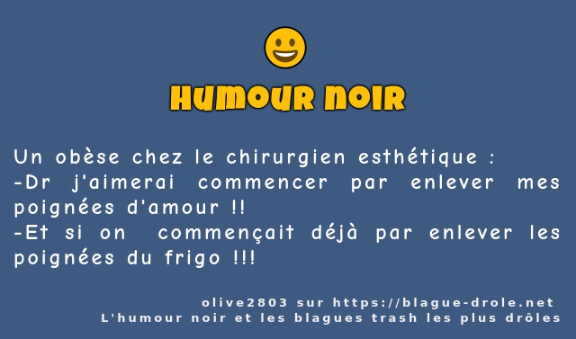 Un obèse chez le chirurgien esthétique :