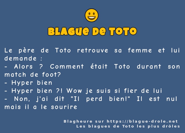 Le père de Toto retrouve sa femme et lui...