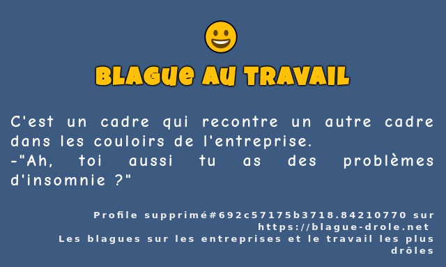 C'est un cadre qui recontre un autre cadre...