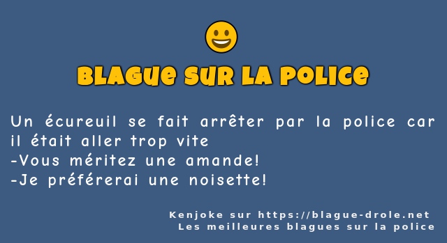 Un écureuil se fait arrêter par la police...