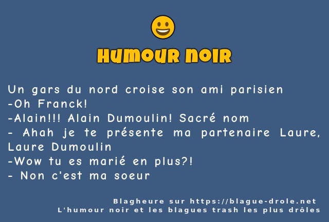 Un gars du nord croise son ami parisien