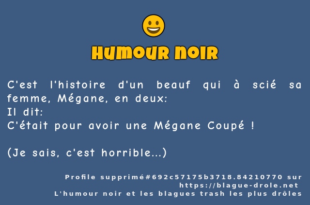 C'est l'histoire d'un beauf qui à scié sa...