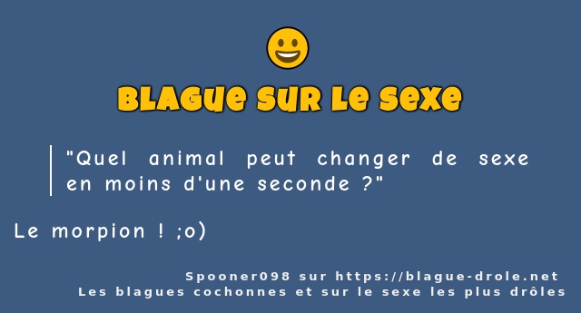 Quel animal peut changer de sexe en moins...