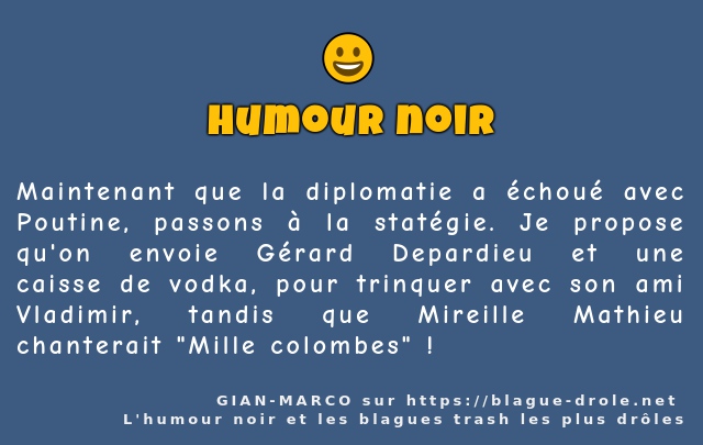 Maintenant que la diplomatie a échoué avec...