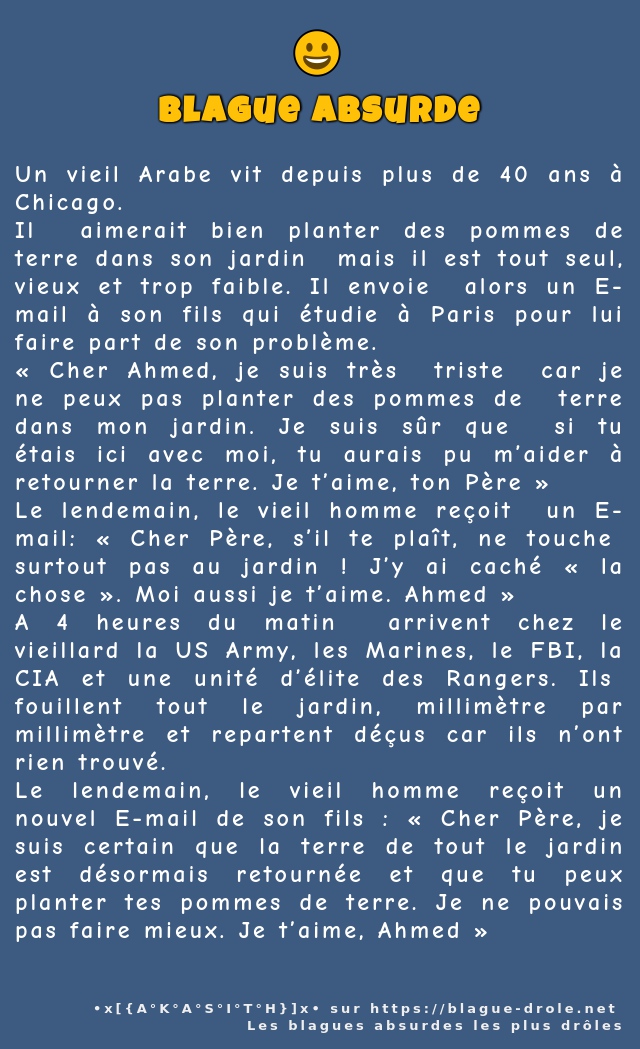 Un vieil Arabe vit depuis plus de 40 ans...