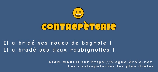 Il a bridé ses roues de bagnole ! 