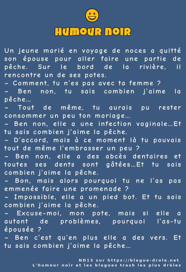 Un jeune marié en voyage de noces a quitté...