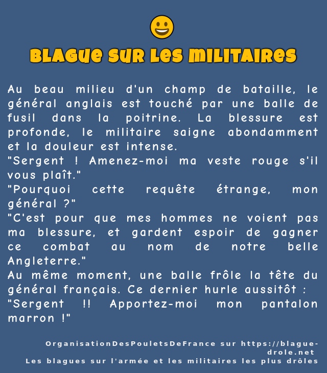 Au beau milieu d'un champ de bataille, le...