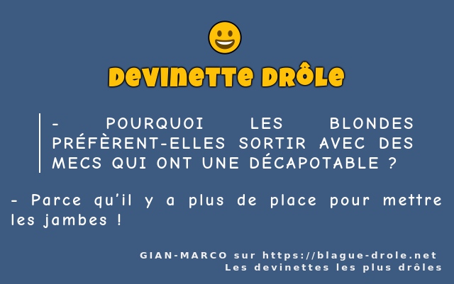 POURQUOI LES BLONDES PRÉFÈRENT-ELLES SORTIR...
