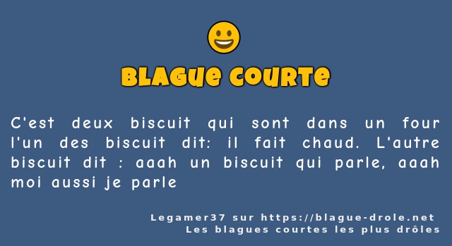 C'est deux biscuit qui sont dans un four...