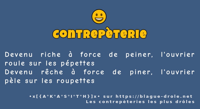 Devenu riche à force de peiner, l'ouvrier...