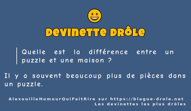 Quelle est la différence entre un puzzle et...