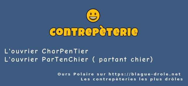 L'ouvrier CharPenTier 