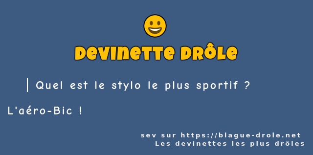 Quel est le stylo le plus sportif ?