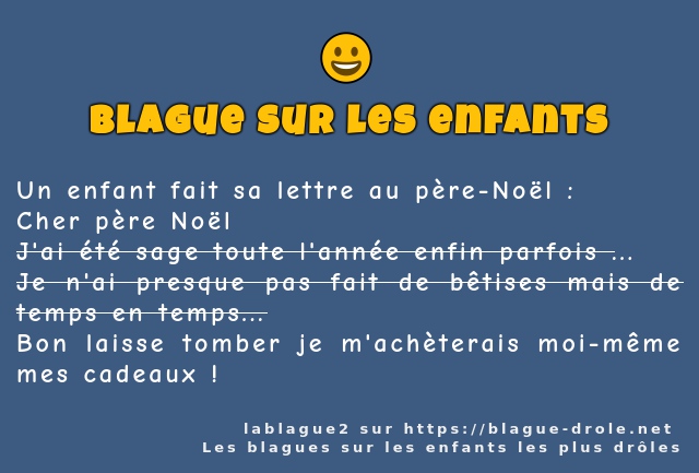 Un enfant fait sa lettre au père-Noël : 