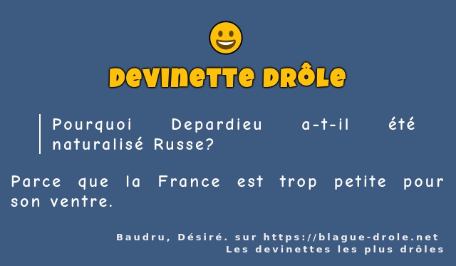 Pourquoi Depardieu a-t-il été naturalisé...