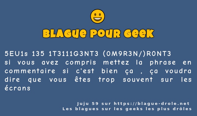 5EU1s 135 1T3111G3NT3 (0M9R3N/)R0NT3