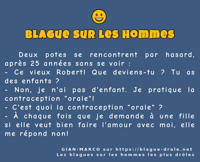   Deux potes se rencontrent par hasard,...