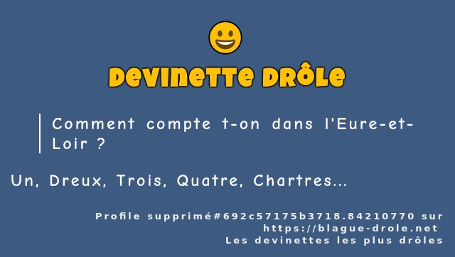 Comment compte t-on dans l'Eure-et-Loir ?